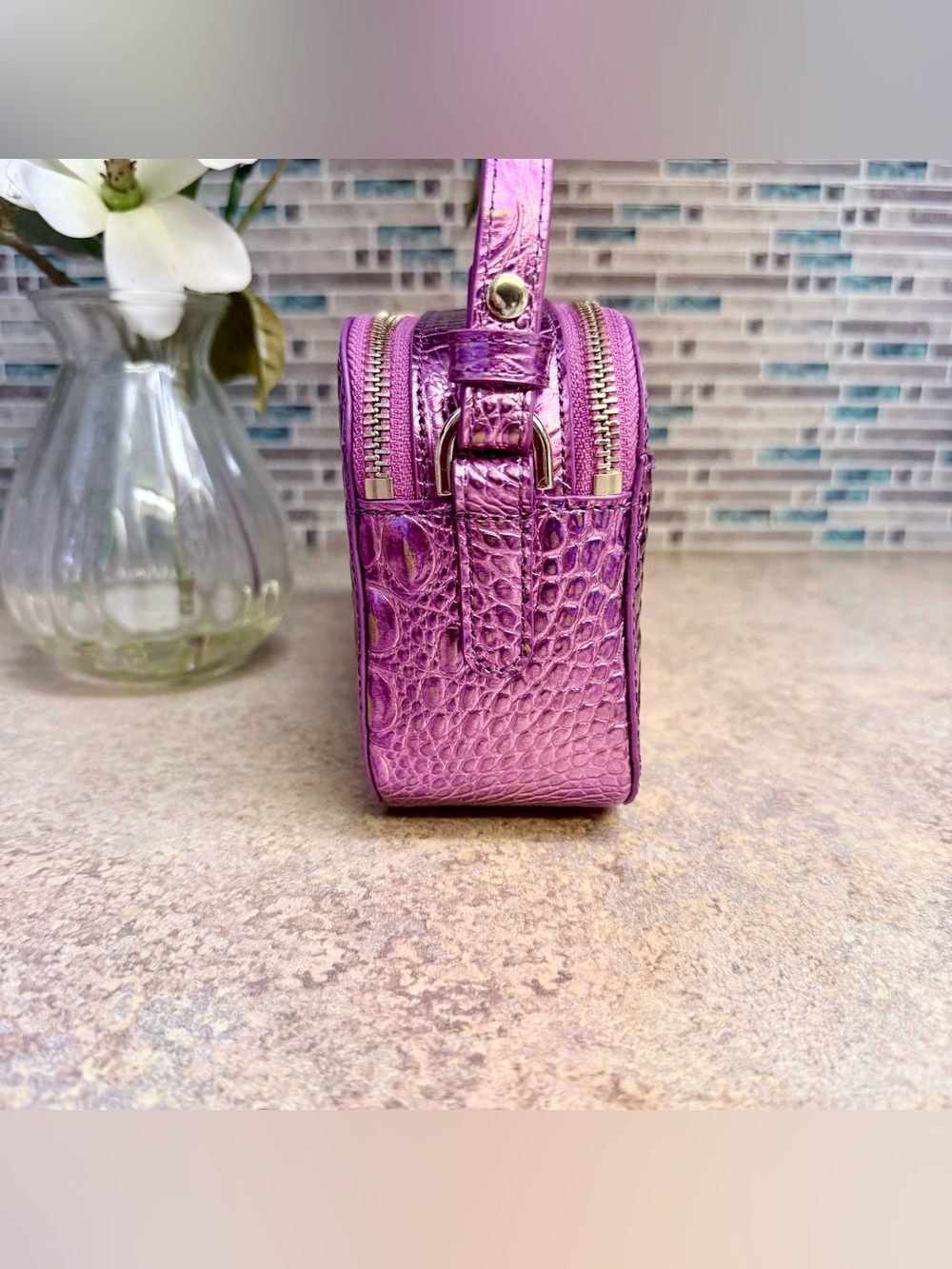 NWT Brahmin Danica Opera pink purse - Picture 5 of 9